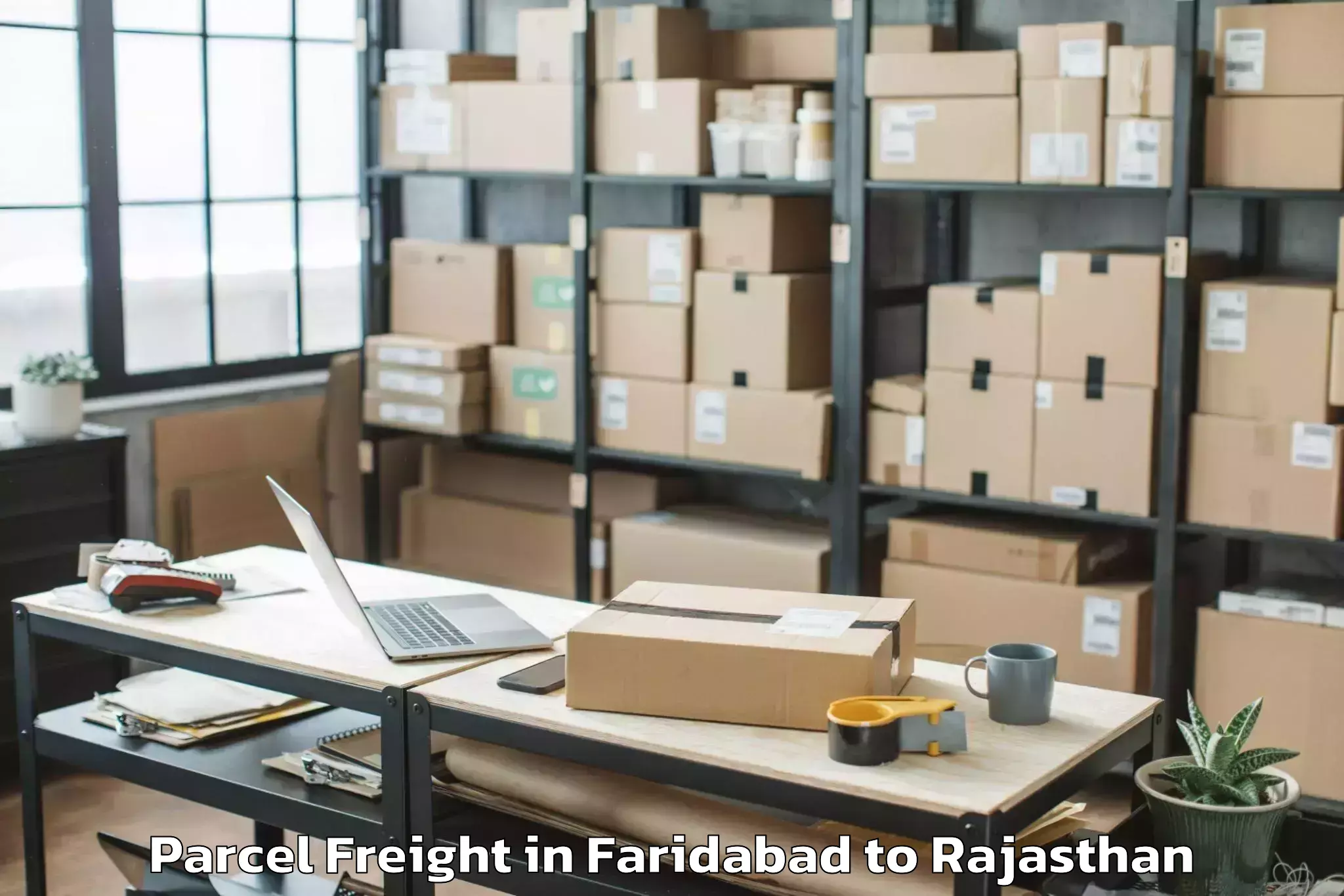 Top Faridabad to Sri Ganganagar Parcel Freight Available